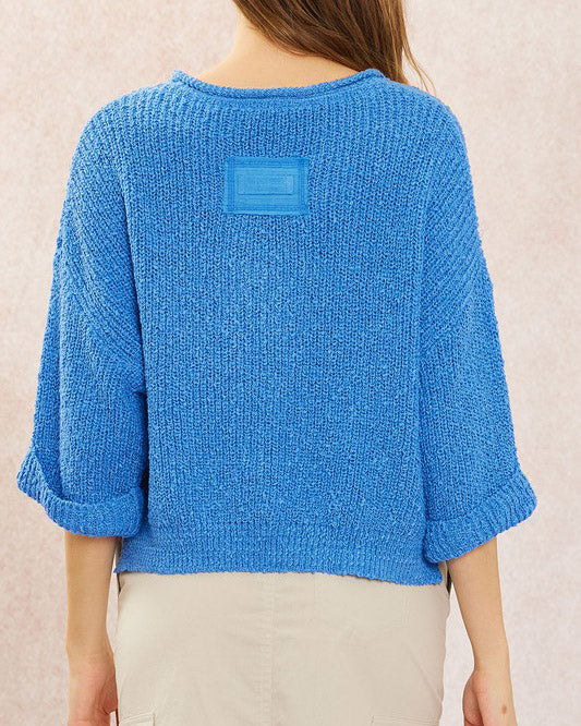 Gina Slouchy Cropped Sweater