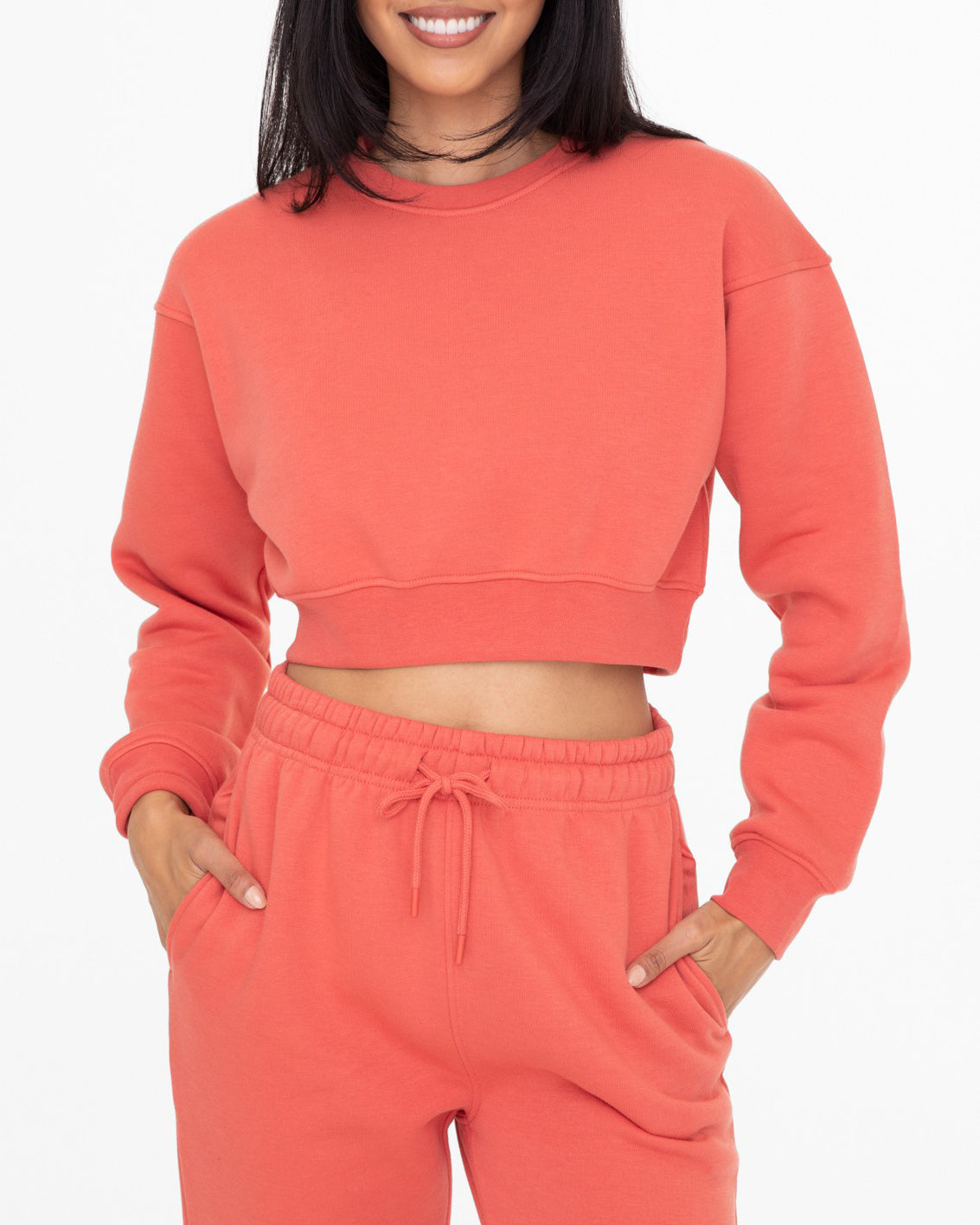 Leisure Love Cropped Crew Neck