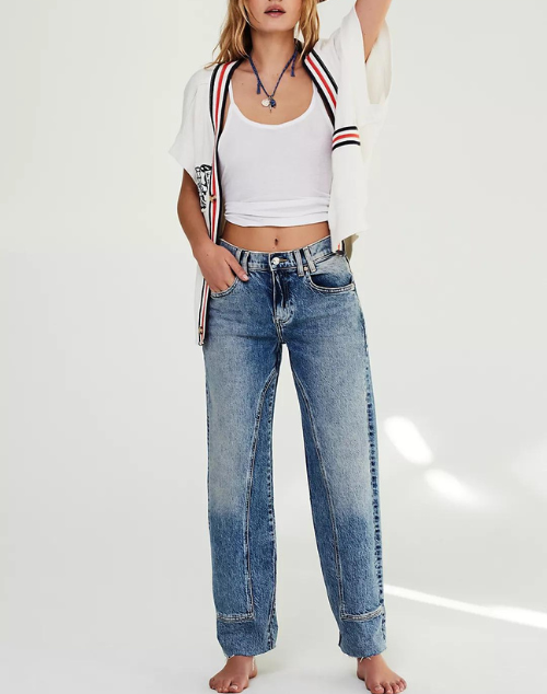 Risk Taker Straight Denim by Free People