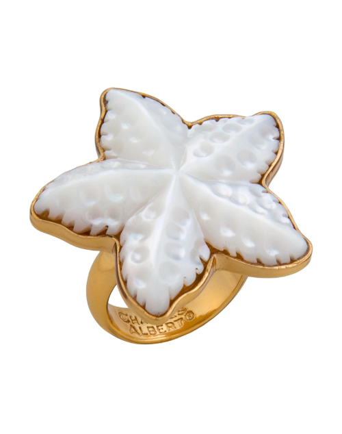 Alchemia Mother of Pearl Starfish Adjustable Ring