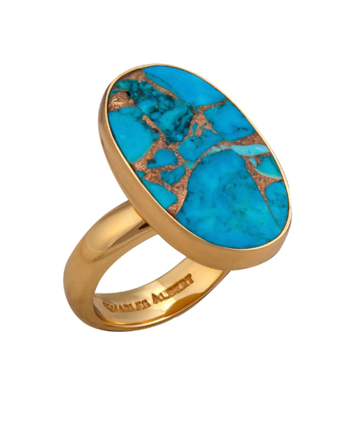 Alchemia Copper Infused Turquoise Adjustable Ring