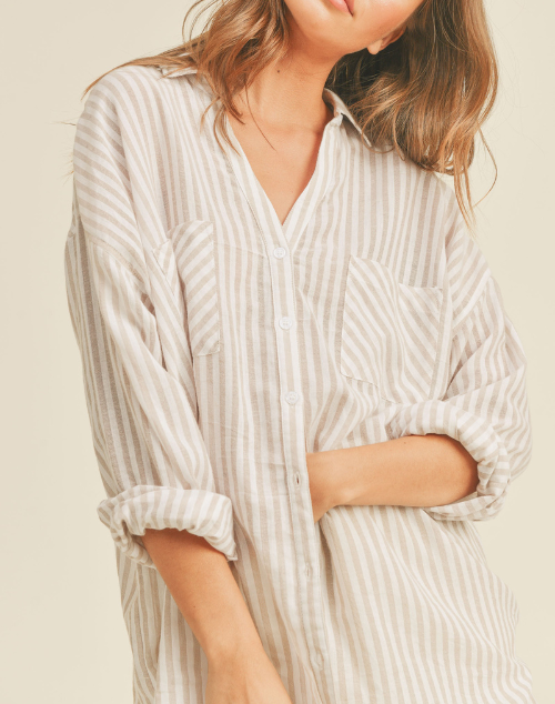 Layla Stripped Button Down