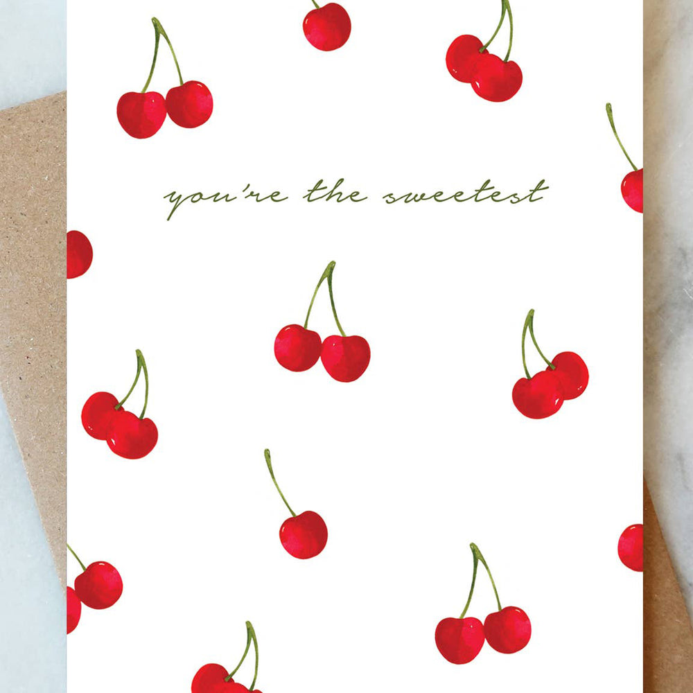 Sweet Cherries Greeting Card