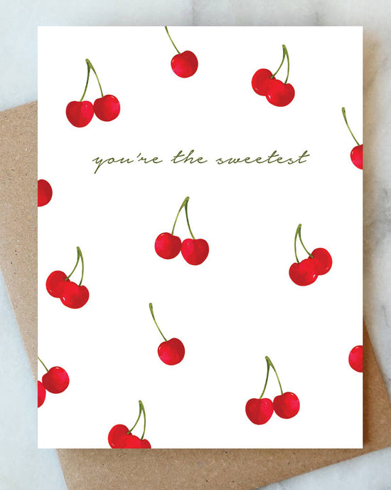 Sweet Cherries Greeting Card