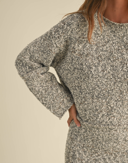 
                      
                        Molly Two Toned Sweater Top
                      
                    