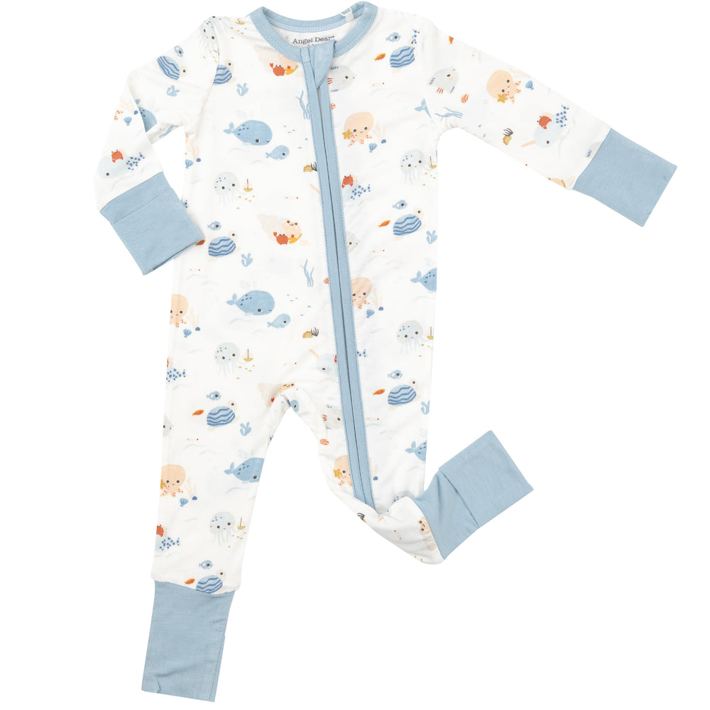 Cute Ocean 2 Way Zipper Romper by Angel Dear