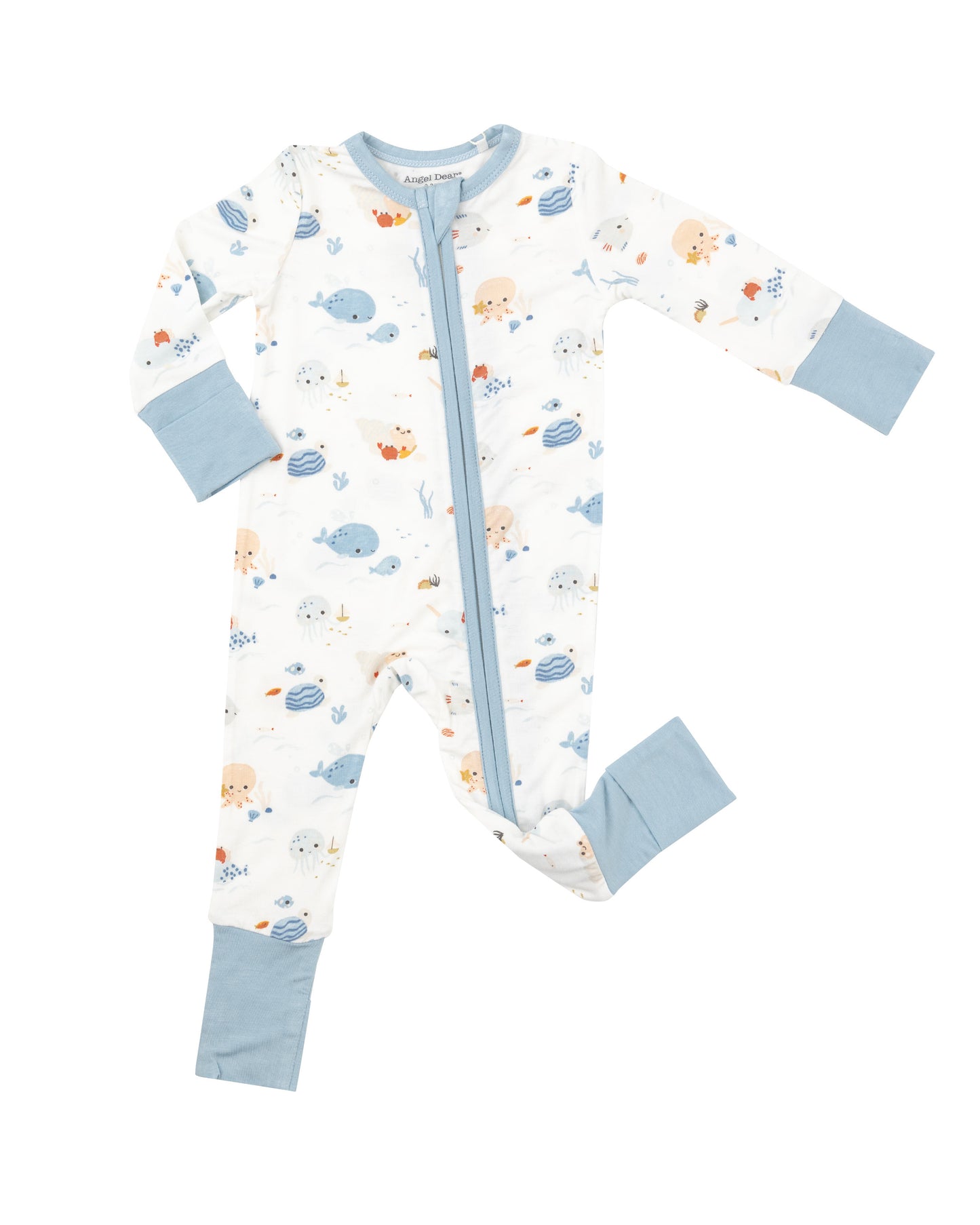 Cute Ocean 2 Way Zipper Romper by Angel Dear