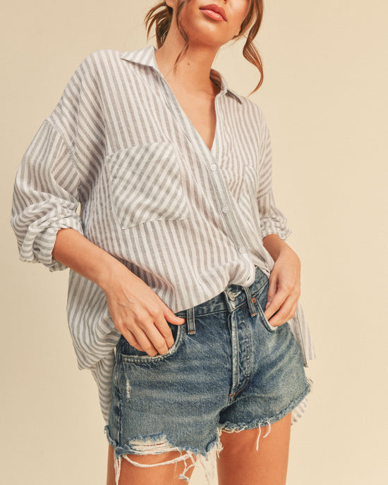 Layla Stripped Button Down