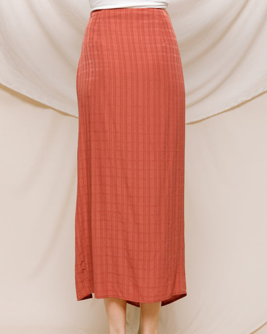 Sunset Ruched Midi Skirt