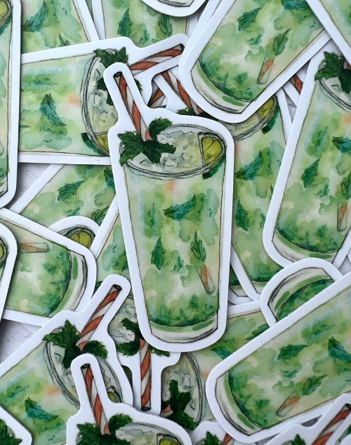 Mojito Cocktail Sticker