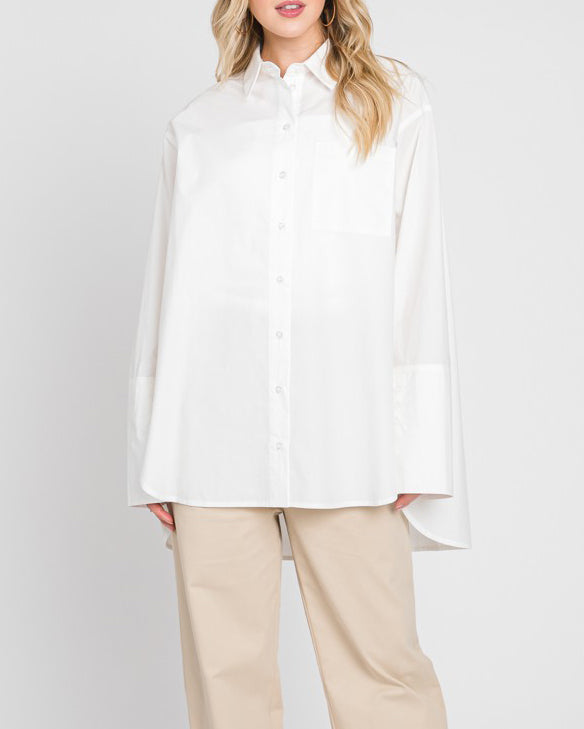 
                  
                    Krista Wide Sleeve Button Down
                  
                