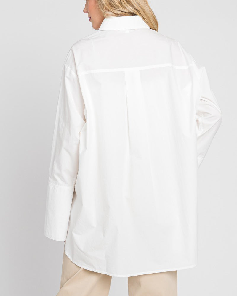 
                  
                    Krista Wide Sleeve Button Down
                  
                