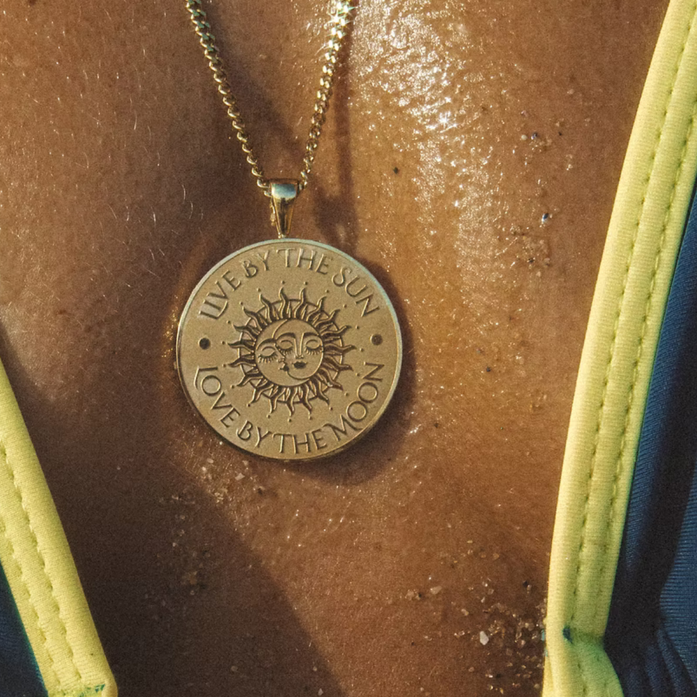 Live By The Sun Pendent Necklace