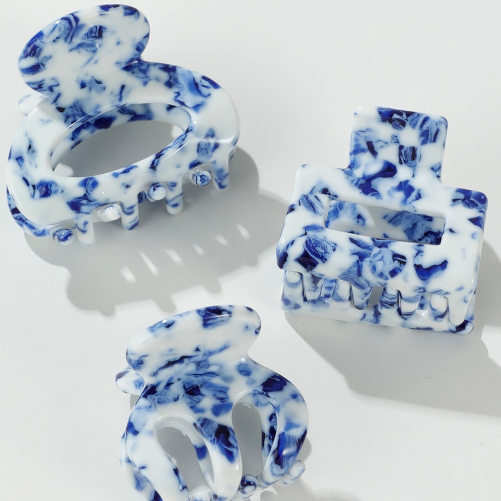 Coastal Blue Mini Claw Clips