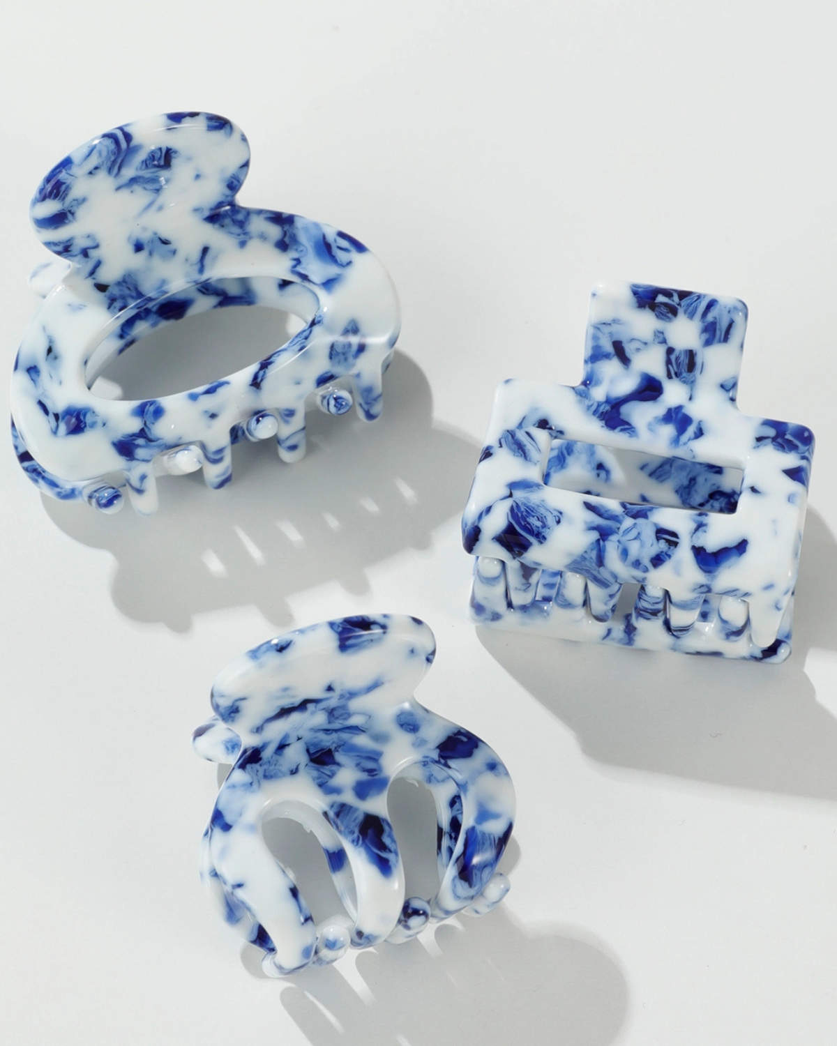 Coastal Blue Mini Claw Clips