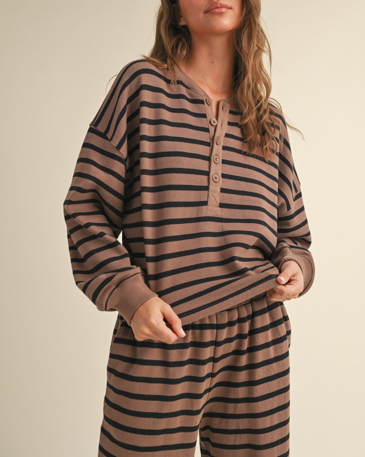 Harlow Striped Long Sleeve Top