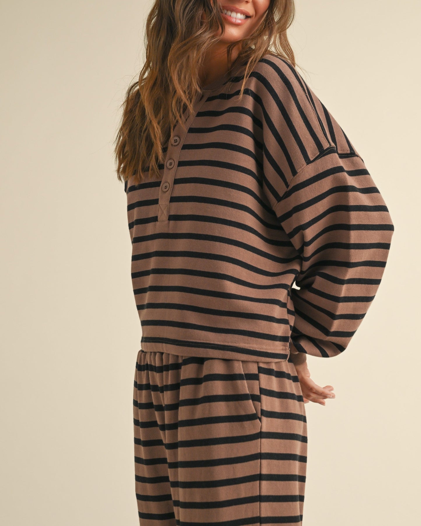 Harlow Striped Long Sleeve Top