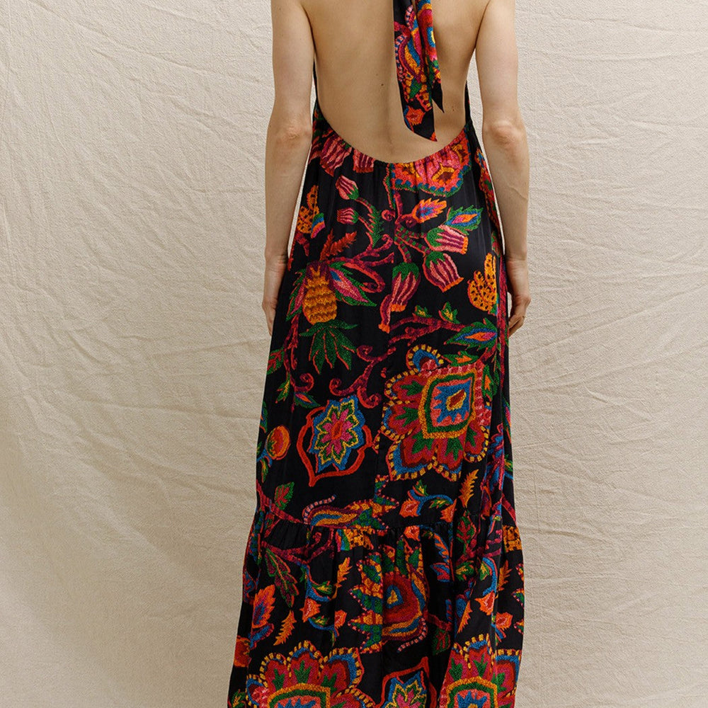 
                  
                    Cozumel Floral Halter Maxi Dress
                  
                