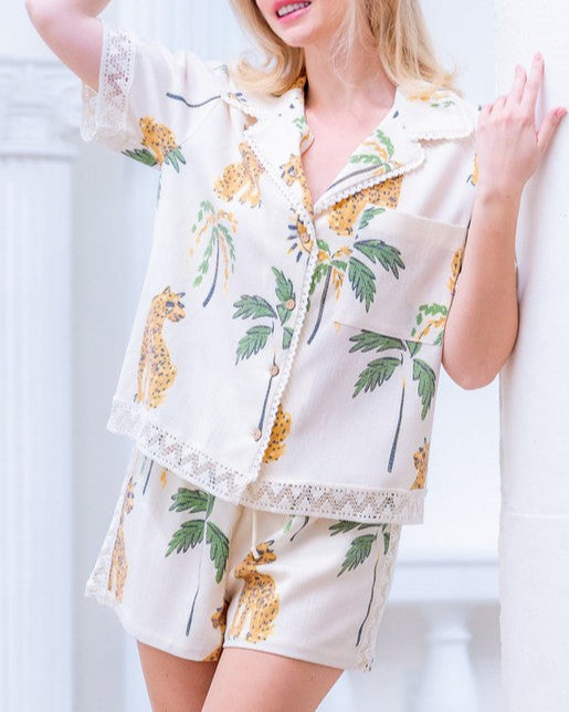 
                  
                    Into The Jungle Button Down & Shorts Set
                  
                