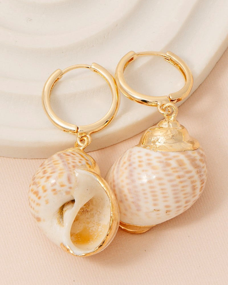 Sea Snail Shell Hoop