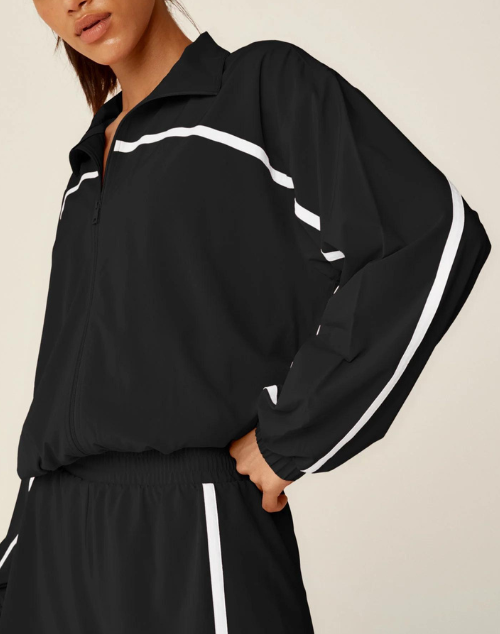 In Stride Zip Pullover by Beyond Yoga