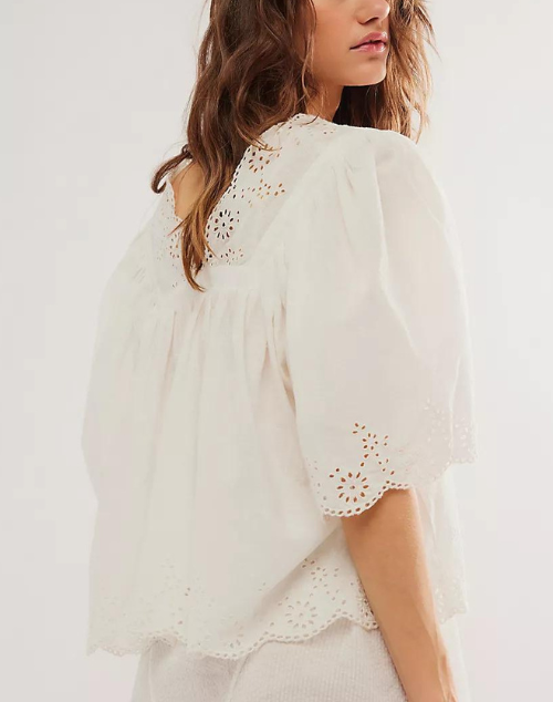 Costa Eyelet Top by Free People