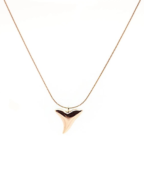 Shark Tooth Pendant Necklace by Salty Cali