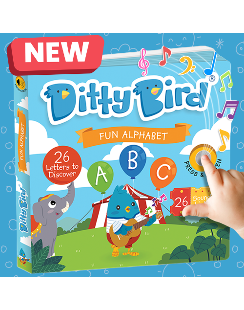 Ditty Bird - Fun Alphabet ABC Song - Ditty Bird Baby Sound Book