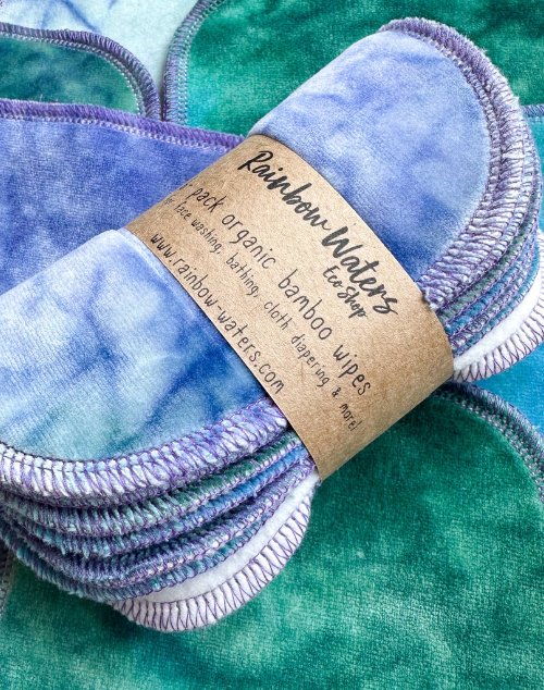 Mermaid 6-pack Tie Dye Organic Wipes