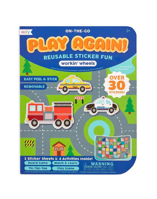 
                      
                        Play Again Reusable Sticker Fun- Workin' Wheels
                      
                    