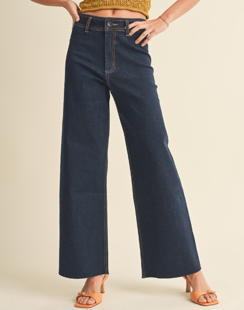 Summer Daze Straight Wide Leg Denim