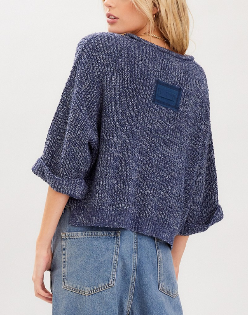 Gina Slouchy Cropped Sweater