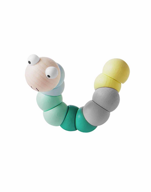 Load image into Gallery viewer, Wooden Wiggly Worm
