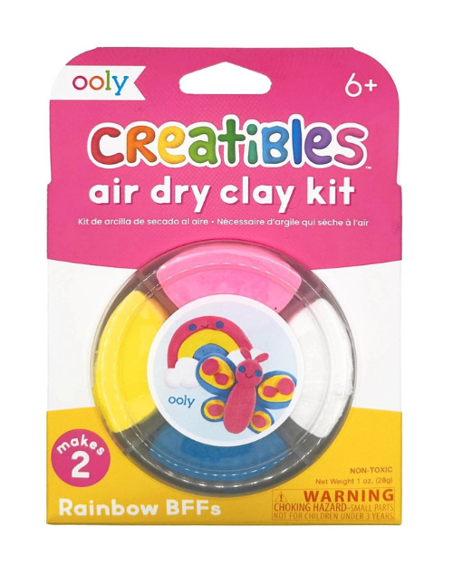 Creatibles D.I.Y. Air-Dry Clay Kit: Rainbow Bffs