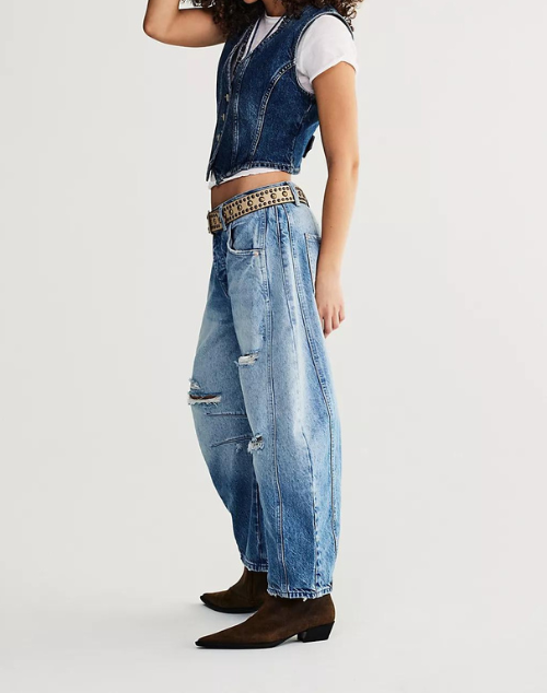 
                      
                        Good Luck Mid Rise Barrel by Free People
                      
                    