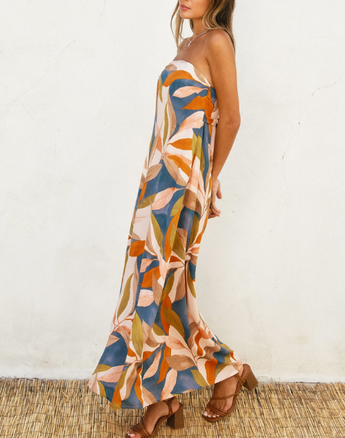 Tropics Strapless Maxi Dress