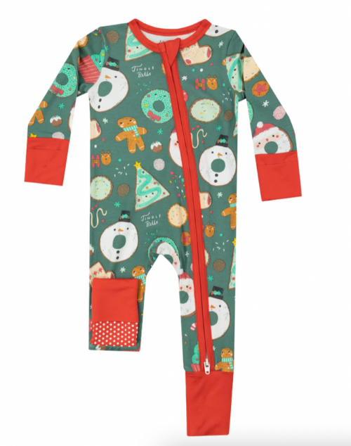 Christmas Treats 2 Way Zipper Romper by Angel Dear