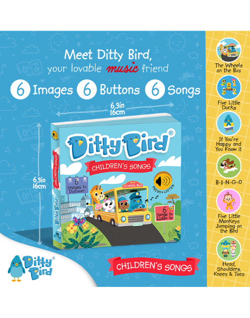 Ditty Bird - Ditty Bird Sound Book: Children´s Songs