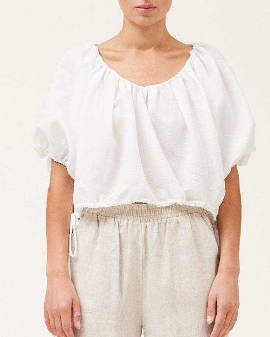 Lidia Cinched Waist Blouse