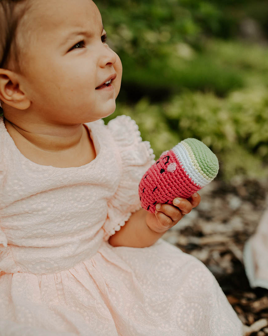 Pretend Play Food Rattle Watermelon by Pebble