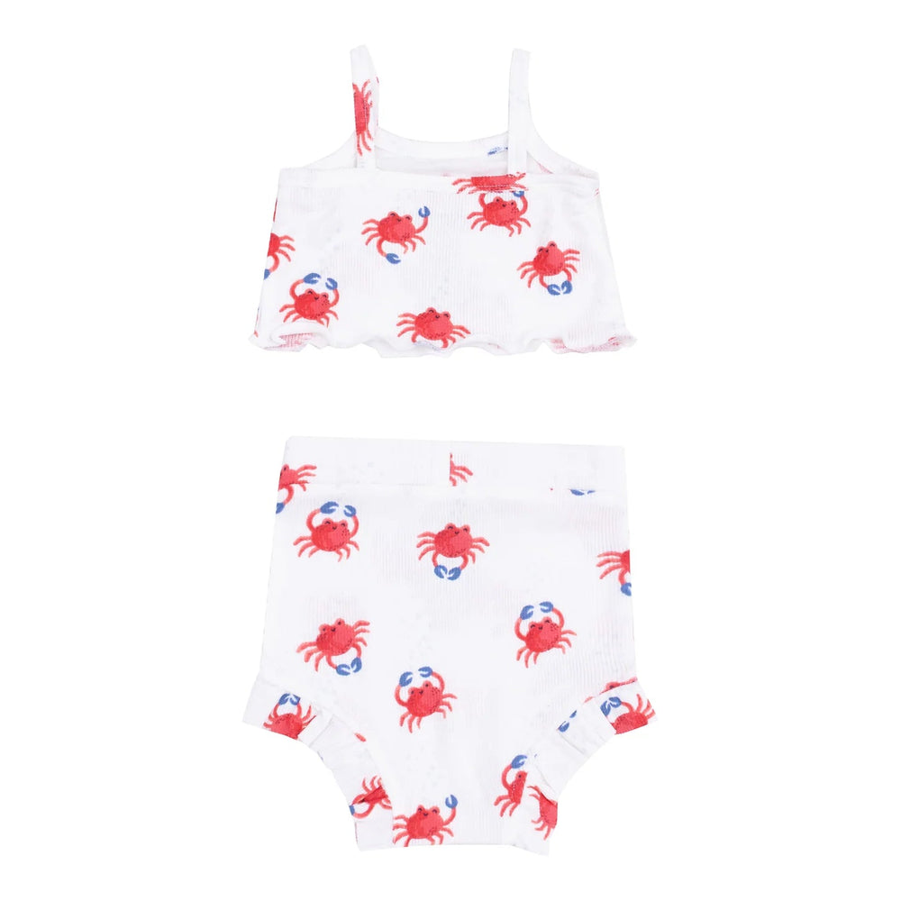 Crabby Cuties Tank Top & High Waisted Short by Angel Dear