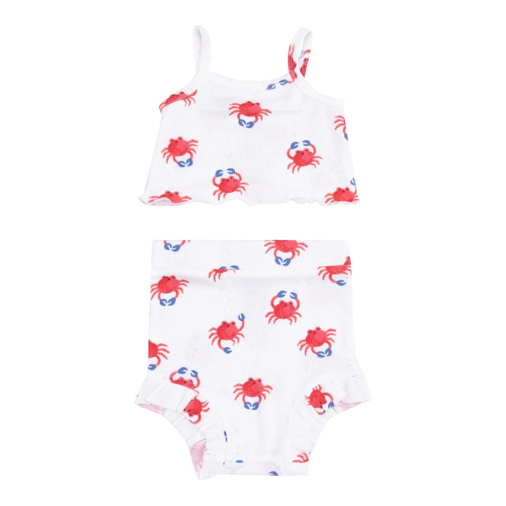 Crabby Cuties Tank Top & High Waisted Short by Angel Dear