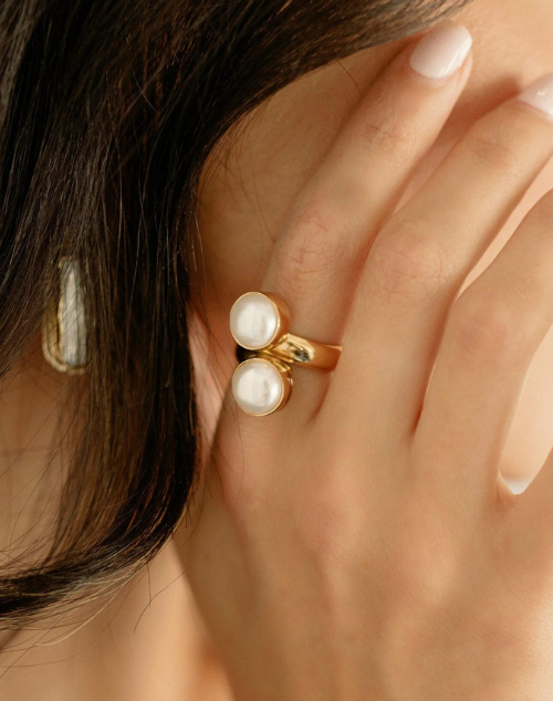 
                      
                        Alchemia Pearl Bypass Adjustable Ring
                      
                    