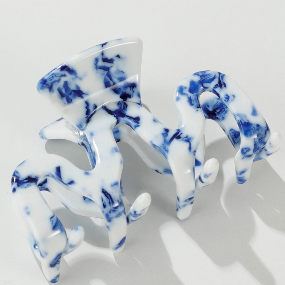 Coastal Blue Assorted Claw Clips