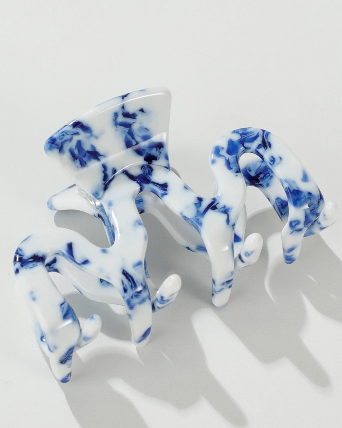 Coastal Blue Assorted Claw Clips