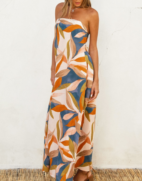 
                  
                    Tropics Strapless Maxi Dress
                  
                