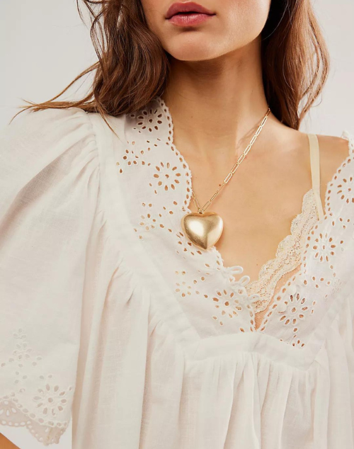 Costa Eyelet Top by Free People
