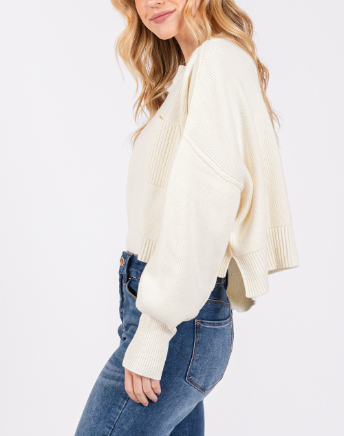 Devyn Boxy Knit Sweater