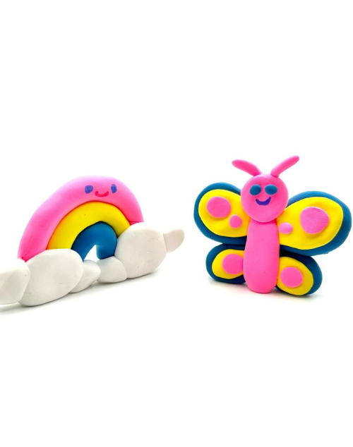 Creatibles D.I.Y. Air-Dry Clay Kit: Rainbow Bffs