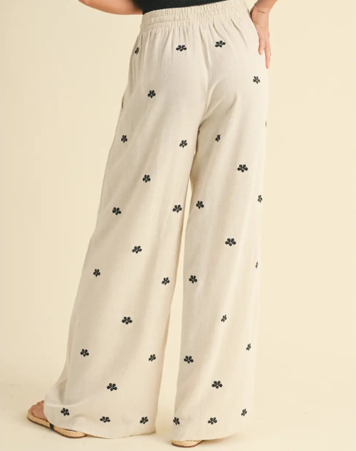 
                  
                    Ditzy Floral Embroidered Pant
                  
                